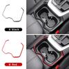LHD RHD Car Front Rear Drain Cup Holder Real Soft Carbon Fiber Sticker For Toyota RAV4 XA50      2024 2025