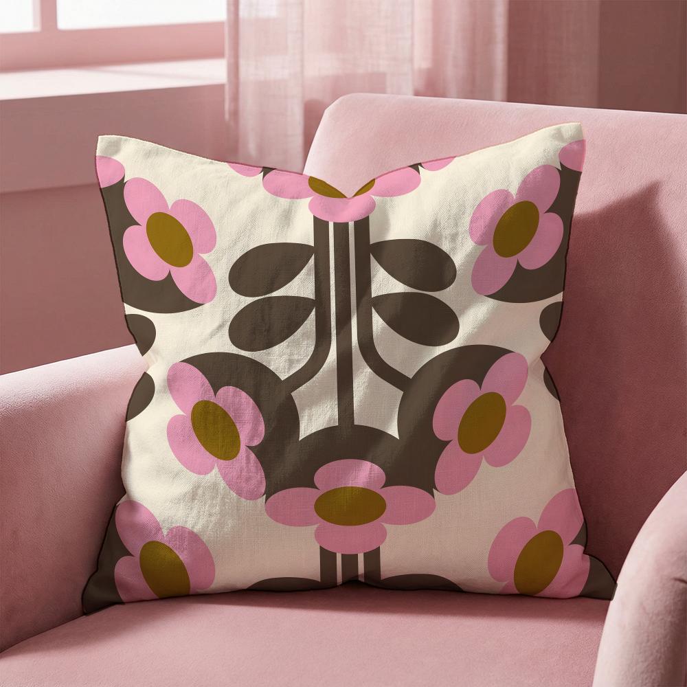 Aesthetic Art OOrla Kiely Cushion Cover MultiScene Pillow Cover for Home Car Reversible Soft Durable for Daily Use