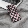 Fresh Checkerboard Soft Silicone phone Case for Samsung Galaxy A73/A71/A72/A70/A53/A52/A51 - Black