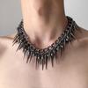 Starburst Double Layer Men's Necklace: Trendy, Light Luxury Hip Hop Style, Unisex Clavicle Chain