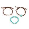 Ingemark 3er-Set Vintage Elastisches Perlenarmband für Damen Trend Kreativ Koreanisches Samt Verstellbare Seilkette 2026 Neuer Schmuck