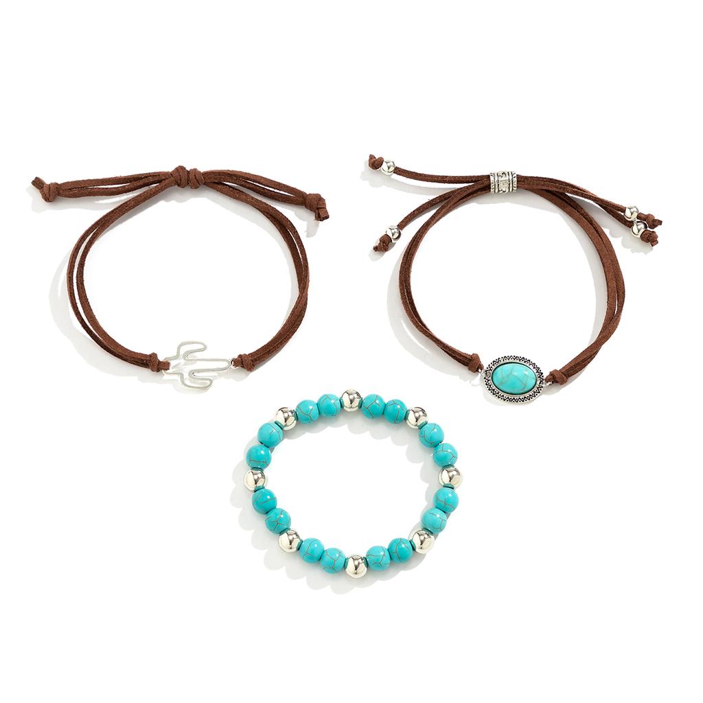 Ingemark 3er-Set Vintage Elastisches Perlenarmband für Damen Trend Kreativ Koreanisches Samt Verstellbare Seilkette 2026 Neuer Schmuck