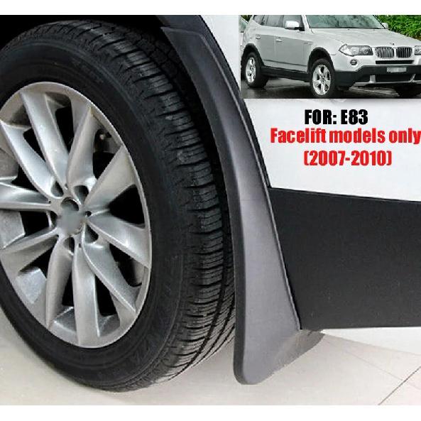 Set Parafanghi Auto Stampati Adatti Per BMW X3 E83 2007 2008 2009 2010 Paraspruzzi Parafango Paraspruzzi Accessori Parafango Anteriore Posteriore