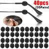 1/30pcs Invisible Round Silicone Ear Hook Eyeglasses Soft Mini Glasses Anti Slip Grip Temple Tip Spectacle Eyewear Accessories