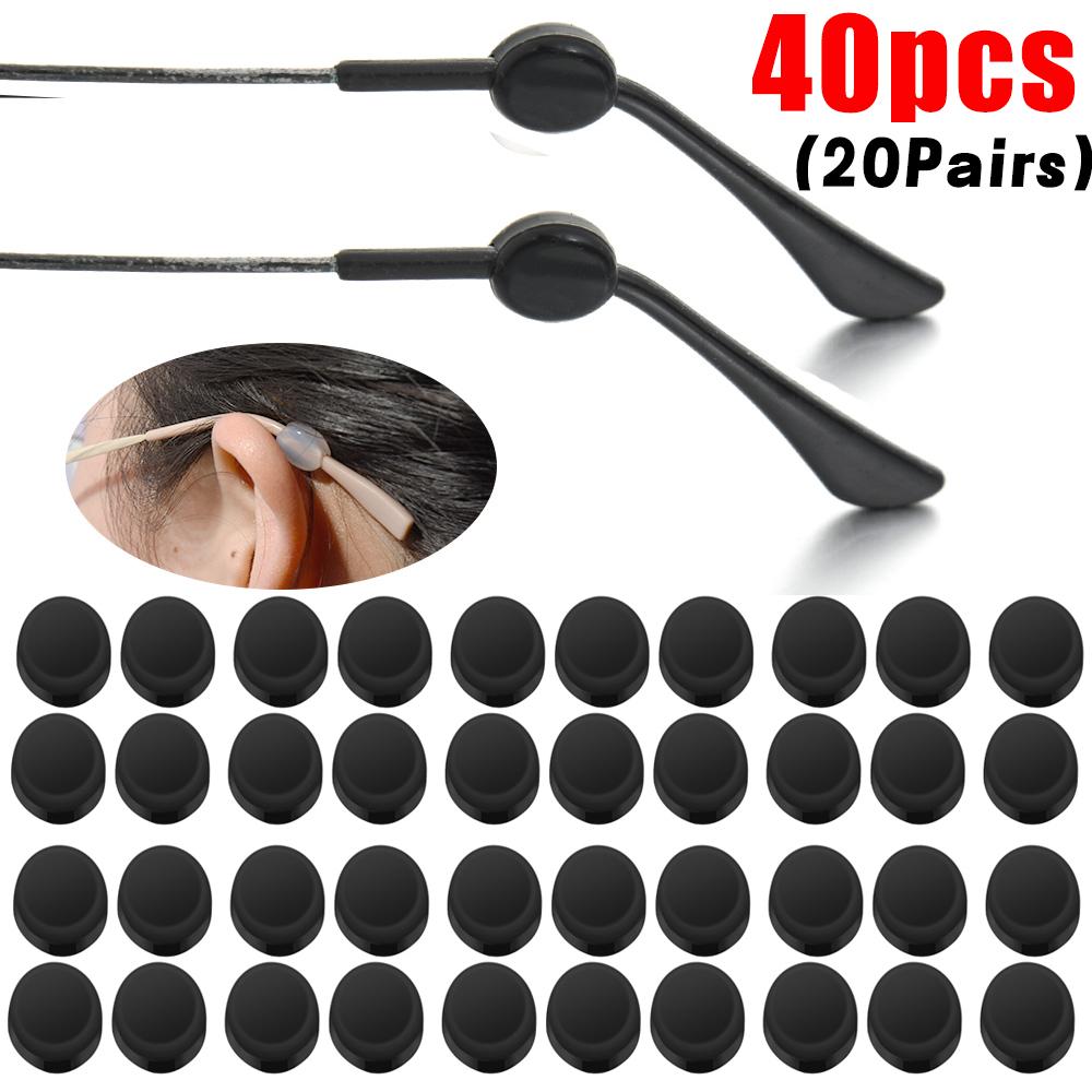 

1/30pcs Invisible Round Silicone Ear Hook Eyeglasses Soft Mini Glasses Anti Slip Grip Temple Tip Spectacle Eyewear Accessories