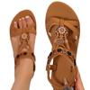 Foreign Trade New Bohemian Sandals Women's Flat Bottom Elastic Fashion Foot Cover Large Size Fish Mouth Shoes