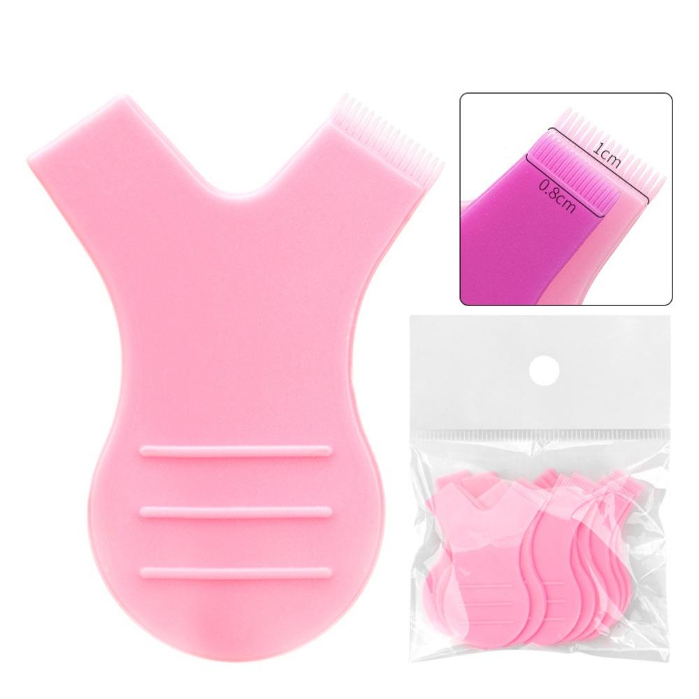 10PCS New Soft Plastic Eye Lash Lift 8 Colors Y Shape Lash Extension Graft Eye Lash Perming Pad Mascara Tool