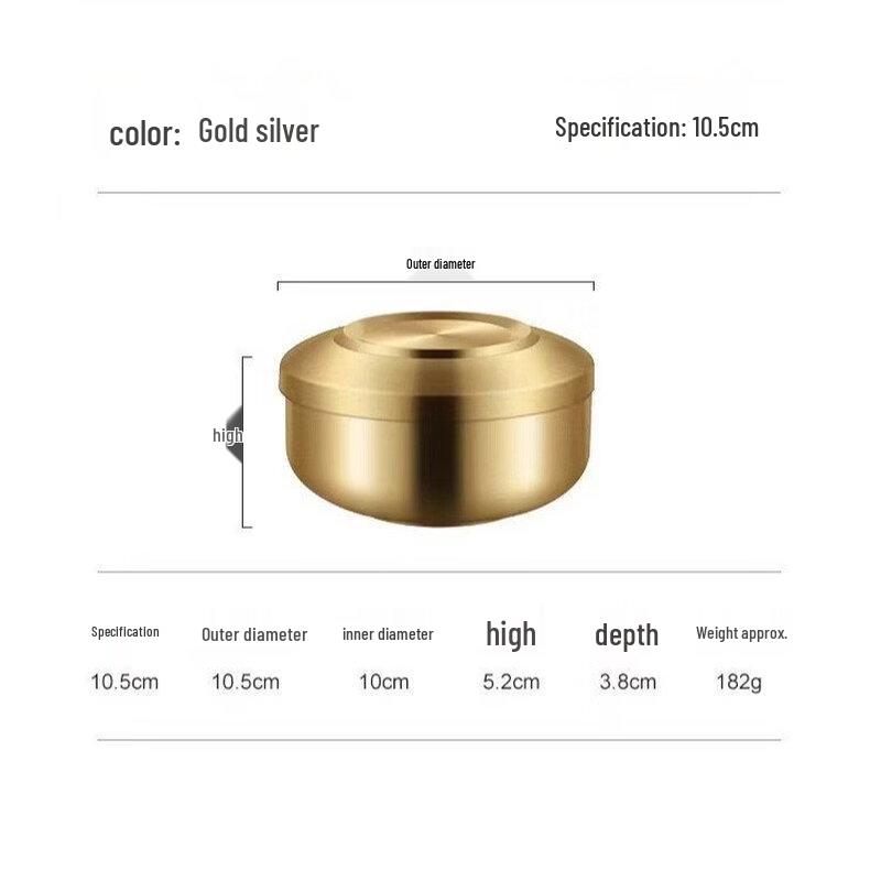 Multipurpose Stainless Steel Bowl with Lid