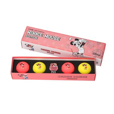 Volvik Disney Minnie Golf Pink and 2024 Gift Pack of with Marker Authentic Balls, Yellow, Model, 4, Set,