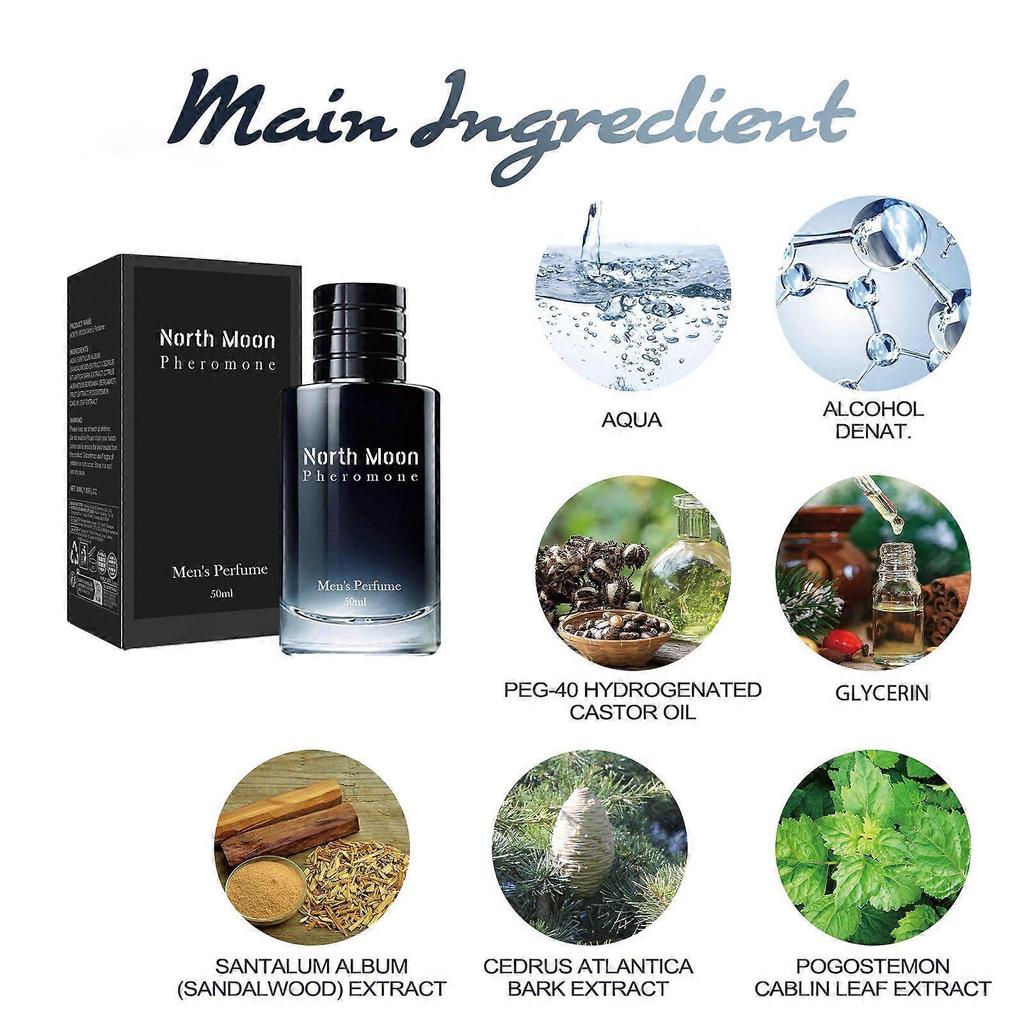 North Moon Men's Perfume Is A Long-Lasting, Light, Fresh And Niche Perfume For Both Men And Women, Creating A Romantic Atmosphere For Dates