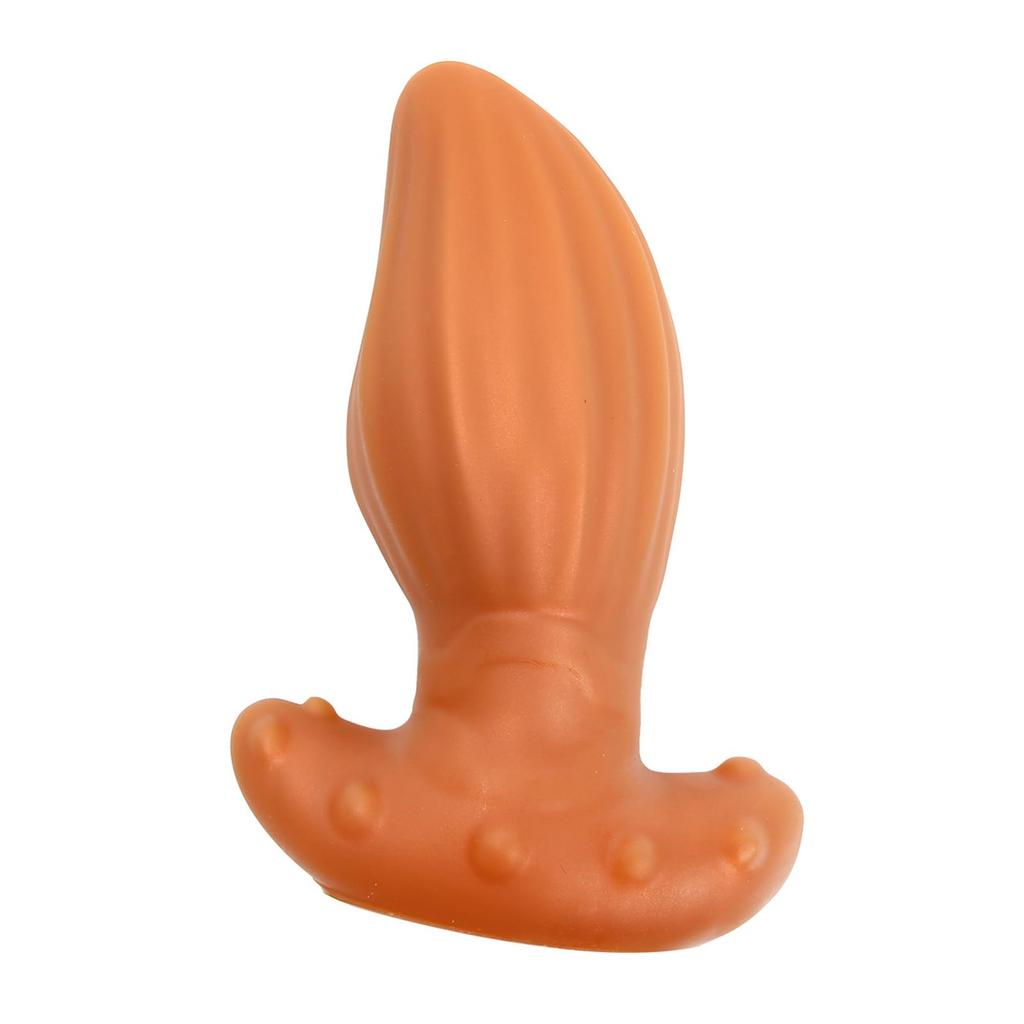 Mango 2nd Generation Anal Plug Base Silicone Gold XL 75mm x 195mm TaRiss's Anchor-Shaped