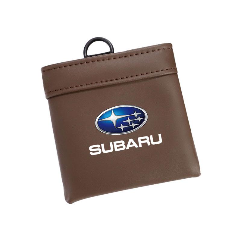 Car Storage Bag Auto Hanging Organizer Pocket Valve Cap For Subaru Crosstrek Forester Outback Impreza BRZ WRX Ascent REX Levorg Y17
