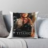 Titanic Jack And Rose Pillowcase Polyester Linen Velvet Printed Zip Decorative Bed Cushion Case
