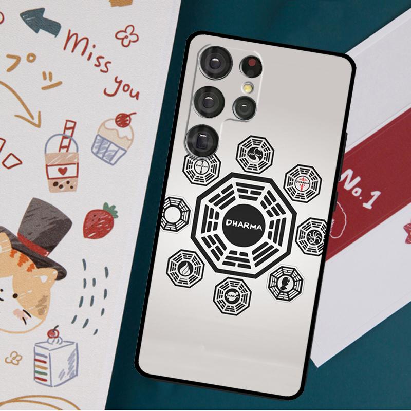 

Чехол для телефона Lost TV Dharma Initiative с логотипом для Samsung Galaxy S23 S21 S22 Ultra S8 S9 S10 Note 10 Plus S20 FE Galaxy S21Ultra