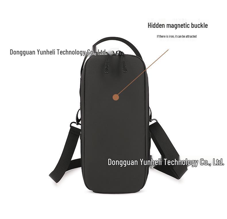 Multifunctional Magnetic Water Bottle Crossbody Bag with Phone and Key Storage