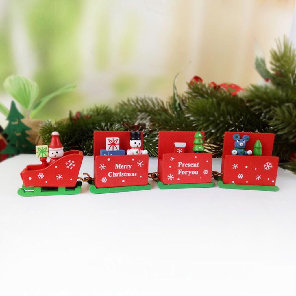 Vánoční ozdoby Vánoční dřevěné Vláček Dětská školka Slavnostní