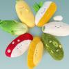 Desktop Storage Broccoli Garlic Pen Bag Korean Style Plush Fruit Pencil Pouch  Stationery Holder
