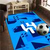 Al Hilal Crest Rug Office Carpet Non-Slip Mat, Chair Rug Floor Covering for Gaming, Bedroom, Living Room , Home Decor Christmas Gift