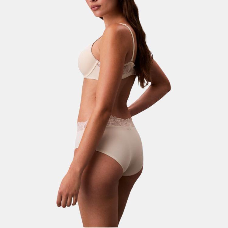 Calvin Klein Comfortable Soft Solid Color Lace Low Rise Triangle Underwear Women underwear QF8446AD-YAE