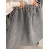 2025 Autumn/Winter Woolen High-Waisted Drawstring Skirt: Versatile Elastic, Soft, Slimming, Casual Short Style.