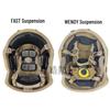 FAST Fiberglass Helmet with Wendy Suspension and Thickened Sponge Liner - 1.5kg Anti-Riot, Anti-Smash Tactical Training Helmet