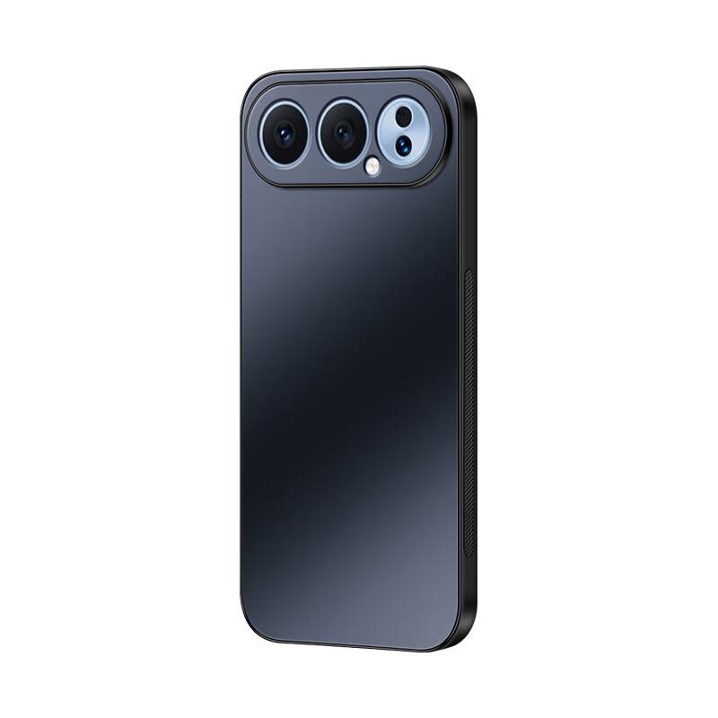Compatible Honor 500Pro Phone Case Honor 500Pro AG Matte Lens Full Coverage Shockproof Honor Solid Color Luxury Minimalist Unisex Graphite Black
