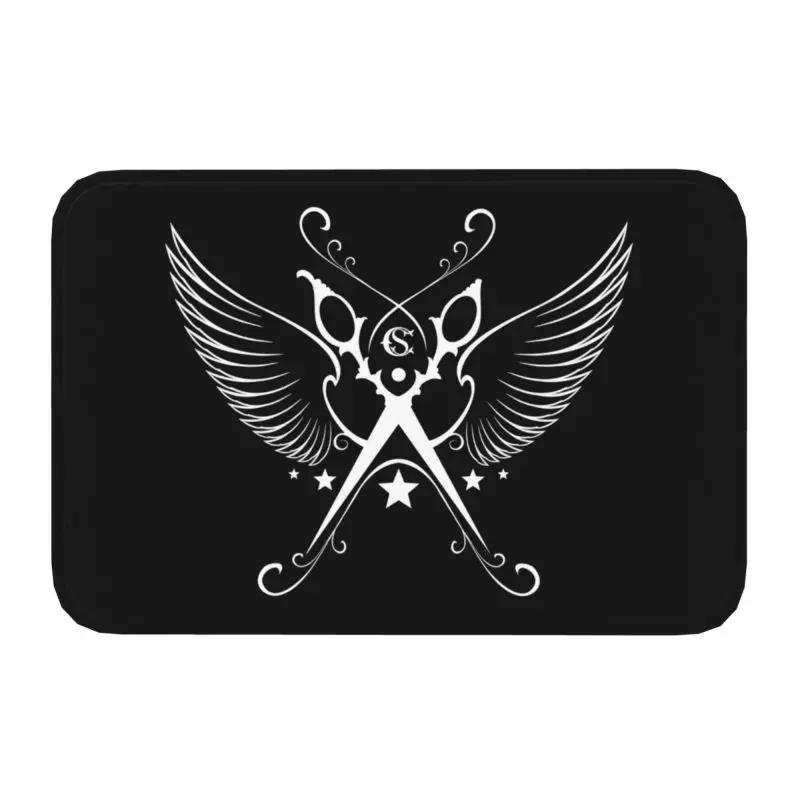 

Retro Best Barber Distressed Logo Front Floor Door Entrance Mat Indoor Hairdresser Hairstylist Kitchen Bath Doormat Carpet Rug 40x60cm