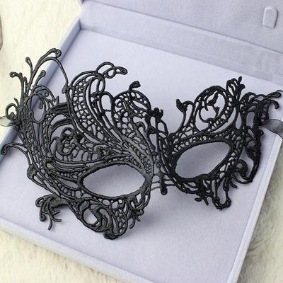 Lady  Lace Floral Eye Mask Venetian Masquerade Fancy Party Event