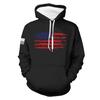 Fashion Print Loose Men's And Women's Long Sleeve Hooded Sweater