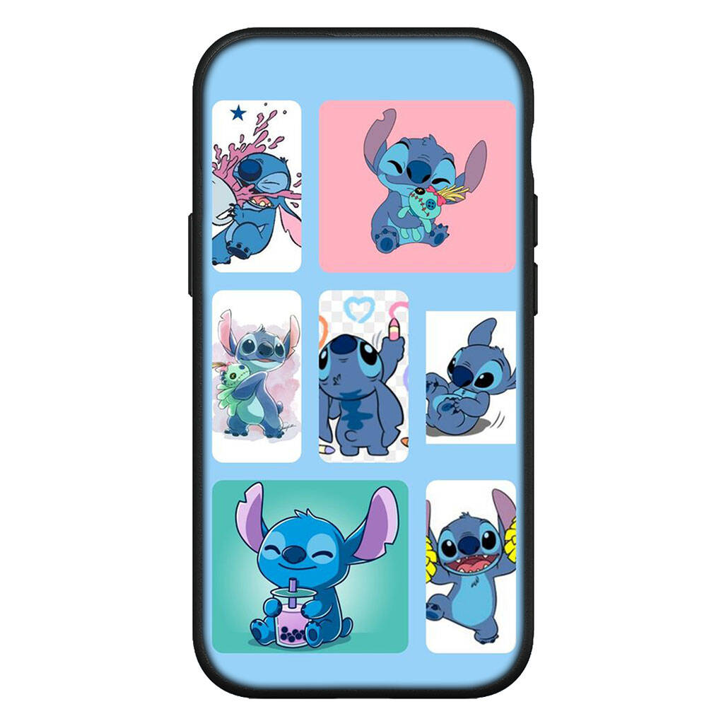 

Чехол для iPhone 17 16 15 Xiaomi Poco Redmi Note 14 13 12 11 Pro 9 16e Samsung Galaxy S25 S24 S23 OPPO Huawei Синий Лило Мультяшный Стич Розовый Чехол для телефона for Redmi Note 14 5G олений