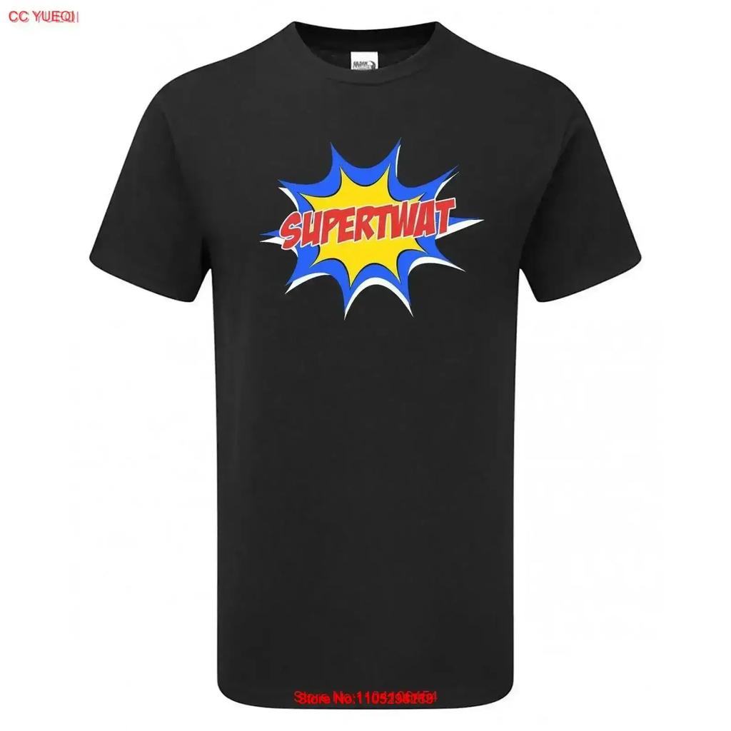 SUPERTWAT T Shirt Offensive Comedy Funny Joke Fun vintage Washed streetwear Stylish Soft Stretched Versatile graphic fashion