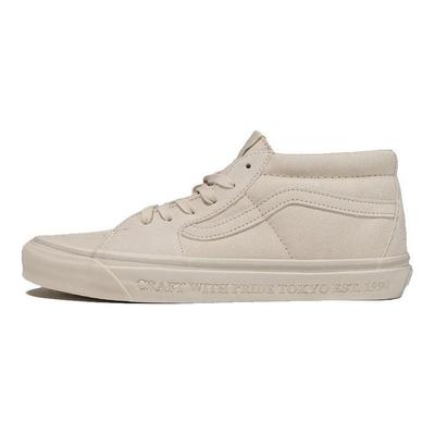 Neighborhood X  Sk8 Mid 83 Dx Comfortable Versatile Durable Breathable Mid-Top Skate Shoes Unisex Skate Shoes White VN0A5JMFBRC
