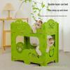 Two-Layer Cat Nest Bed: Multi-Level Felt Cave for Kittens