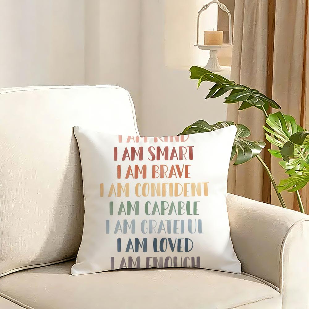 Cartoon rainbow sun Cushion Cover Reversible Plush Pillow Cover Soft Fluffy Home Decor for Sofa Bedroom