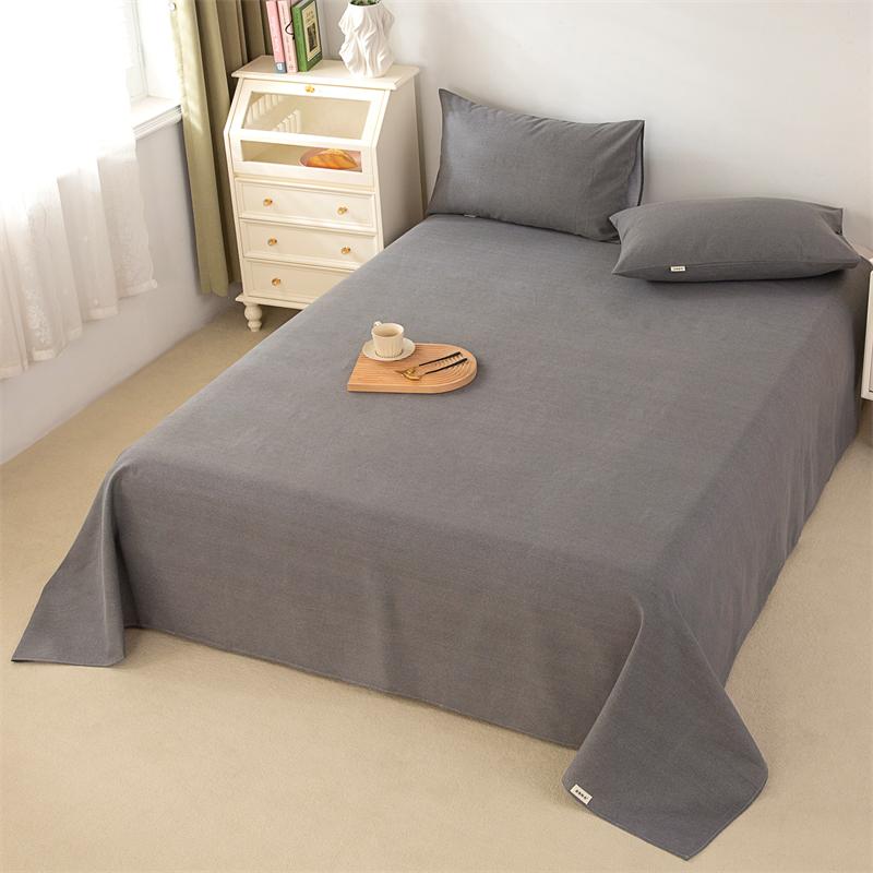 Cotton Thick Bed Sheet 1pc Flower Series Double Top King Sheets for Girls Boys Kids Single Queen King Size Bed Linen