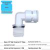 2/3-Way Quick Connect 90° Water Purifier Filter Elbow Connector