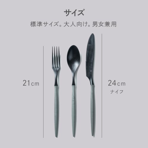 ARAS Eirasu Fork, 21cm, made of durable resin, dishwasher-safe, and made in Japan. Durable and easy to use, it won't interfere with the flavor of your