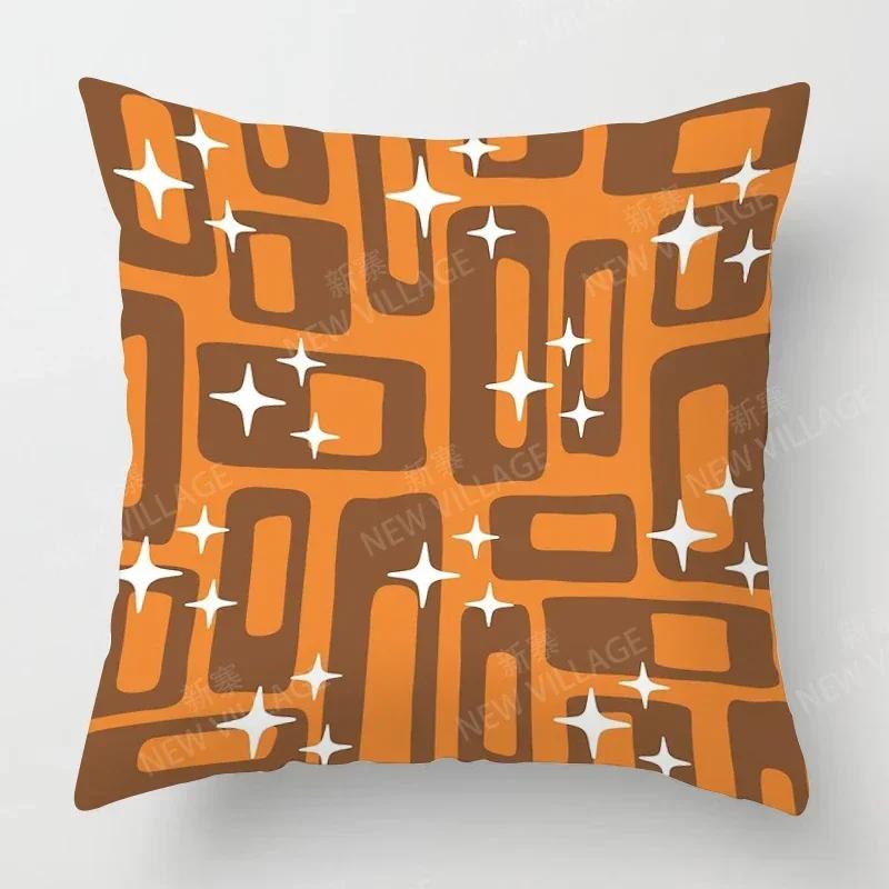 Nordic Fall Home Decor Autumn Throw Pillow Case Sofa Cushion Cover Modern  Geometry