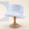 Wind Mixed Color Sequined Bucket Hat Female Fashion Versatile Internet Celebrity Face Small Hat Female Foldable Basin Hat