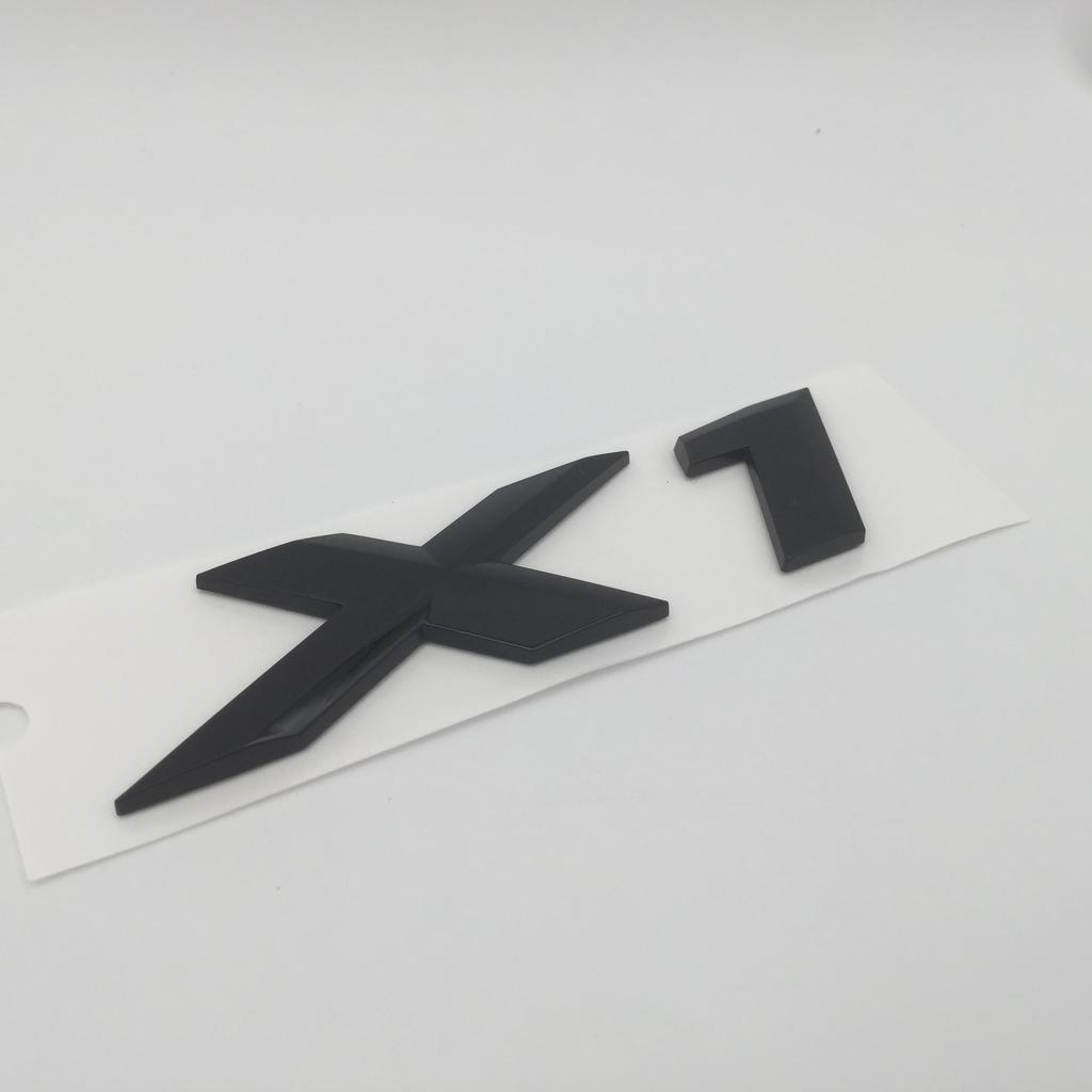 1pcs 3D ABS X1 X2 X3 X4 X5 X6 X7 GT Car Letter Rear Tailgate Trunk Decals Emblem Badge Sticker Decal Styling Auto Accessories