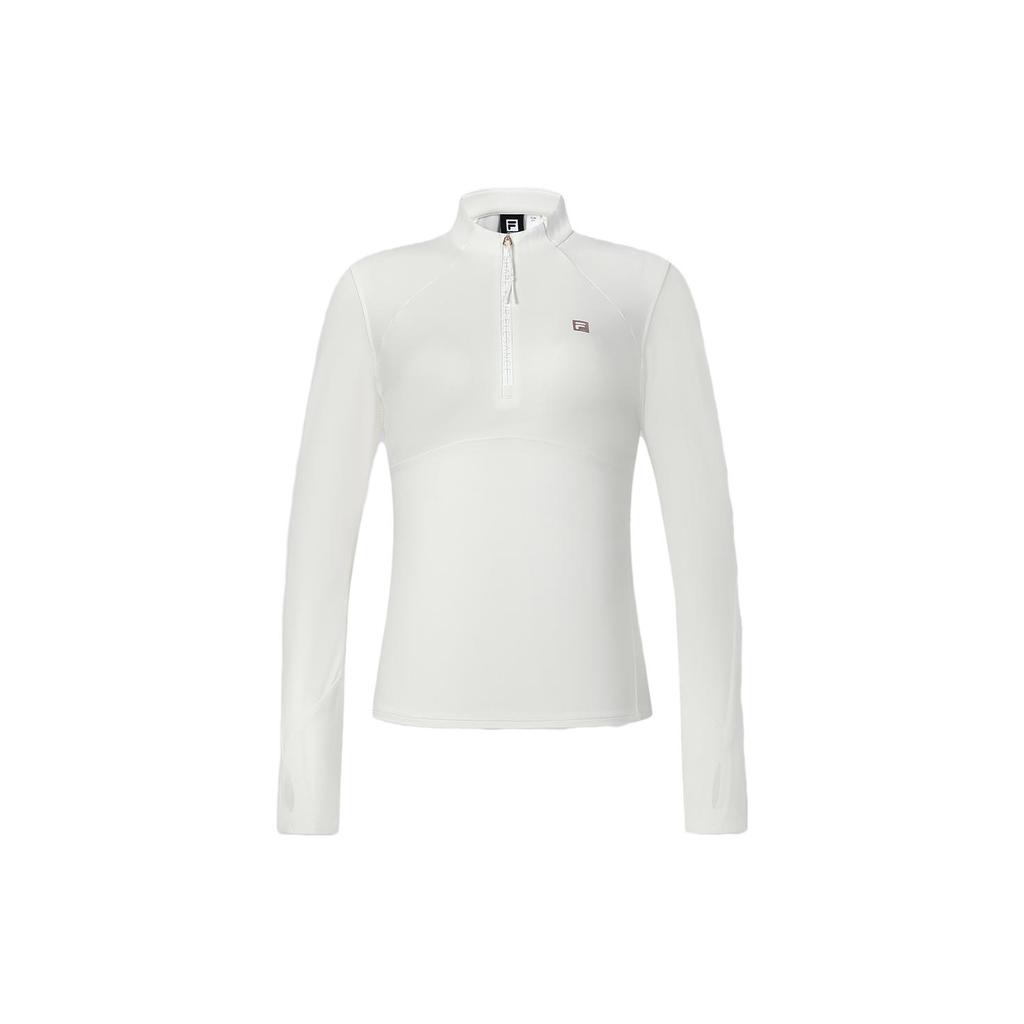 New FILA Set in Sleeve T Shirt Women's White A11W411214F-WT