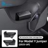 Silikon-Autotür-Aufbewahrungsbox für Tesla Model Y Juniper 2025 2026-UP Vollabdeckung Vorne und Hinten Türgriff-Organizer Zubehör