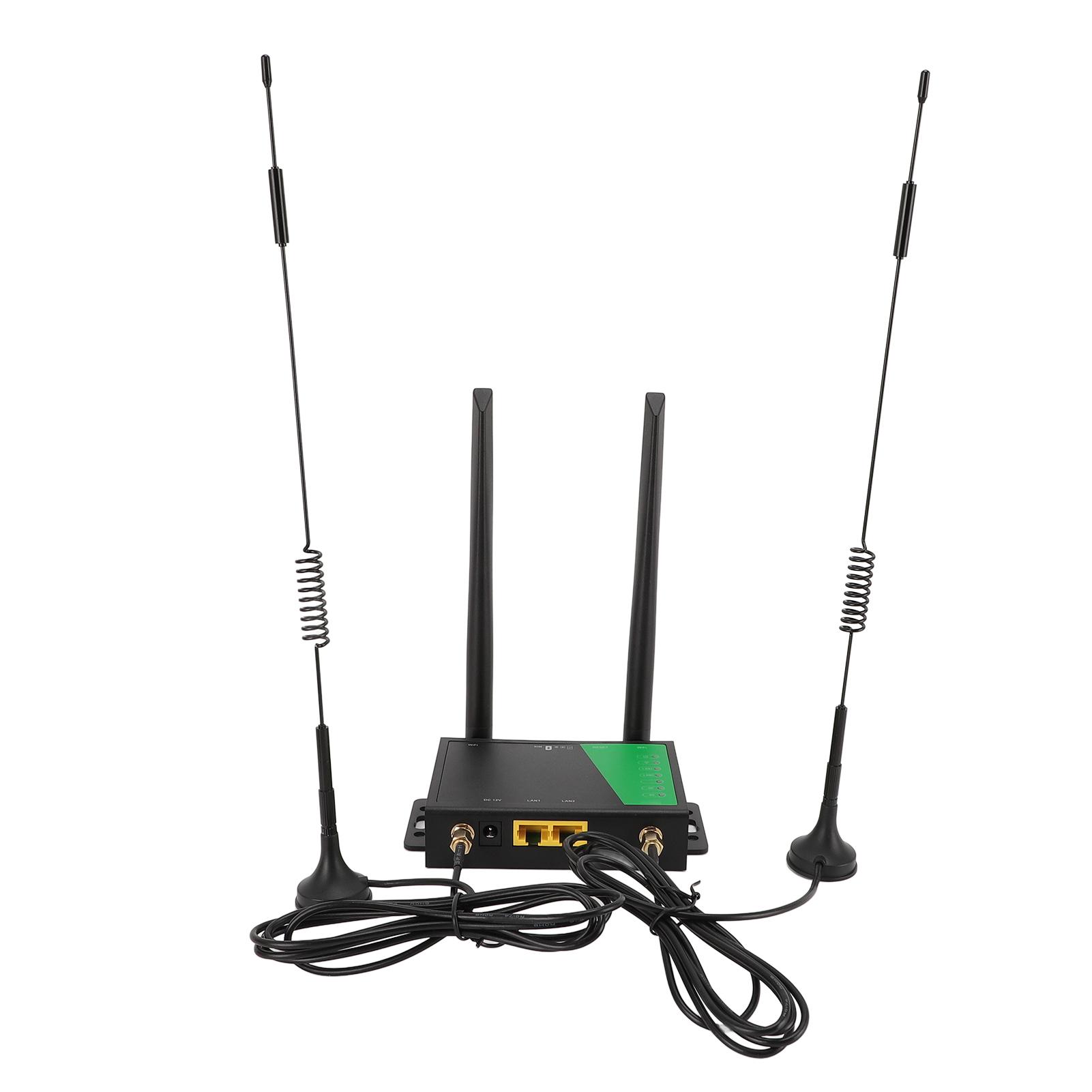 

Unlocked 4G LTE Wireless WiFi Router with SIM Card Slot and Antenna 300Mbps 32 Devices Support WiFi Modem Router for
