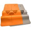 Exquisitely Carved Non-Slip Dual-Sided Yoga Mat - Sweat-Absorbing Natural Rubber for Home & Studio Use