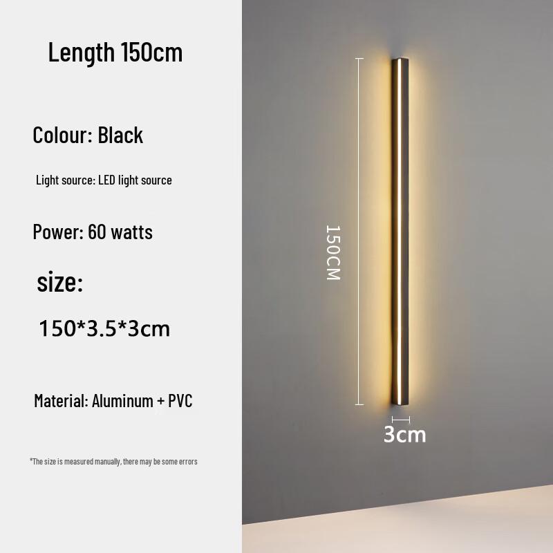 

Minimalist Long Strip Wall Lamp