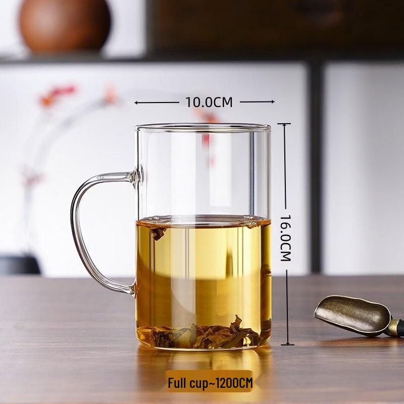 ZISIZ High Borosilicate Glass Tea Cup