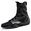 High-top Men's Wrestling Shoes  Free Sparring Boxing Shoes Anti-slip Martial Art Shoes Gym Fitness Training Sneakers
