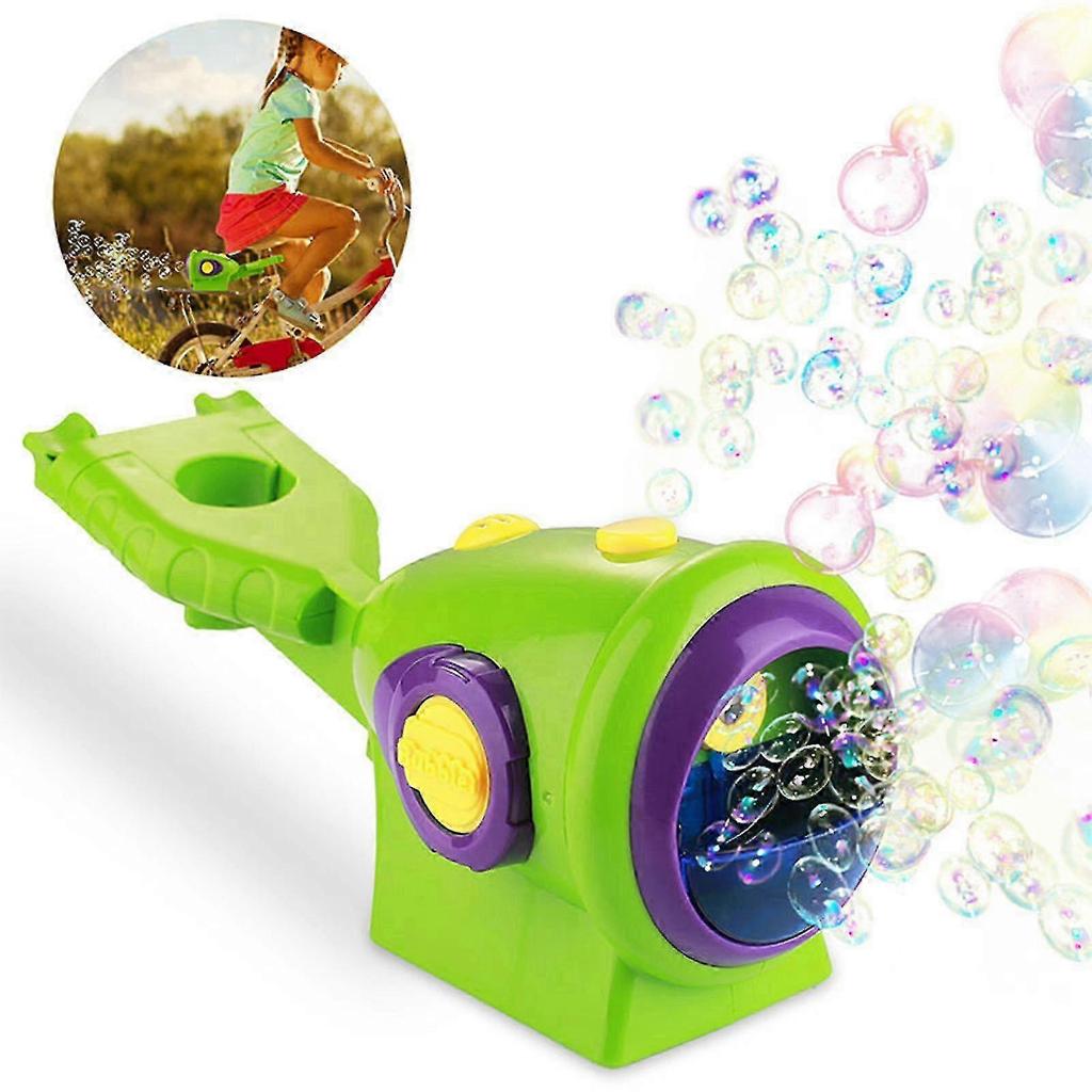 Summer Children's Outdoor Bicycle Hanging Color Electric Bubble Blowing Toy118ml 240309