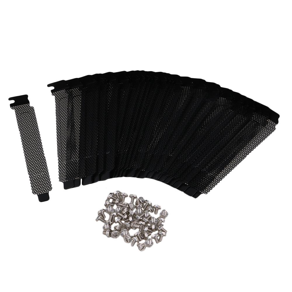 PCI slot cover dust filter blanking board with screEC 5Pcs PCI slot cover