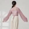 Long Sleeve Classical Dance Tops Soft Fabric Dance Performance Costume Dance Top  Dance Training